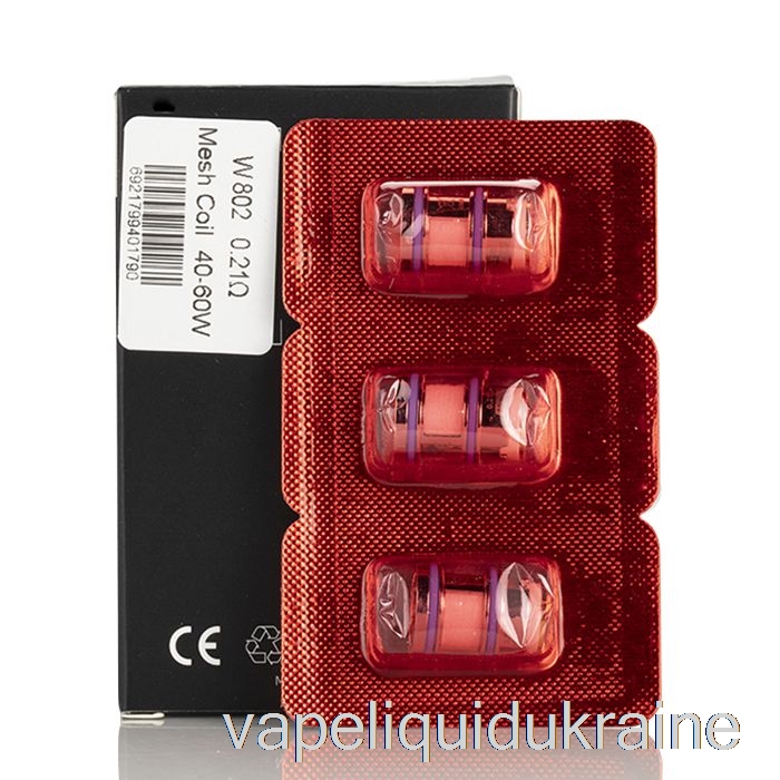 Vape Liquid Ukraine Hellvape x Wirice Launcher W8 Replacement Coils 0.21ohm W802 Mesh Coils